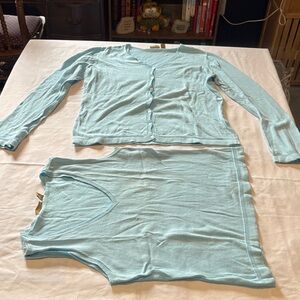 Caslon Light Blue Cardigan and Tank Set